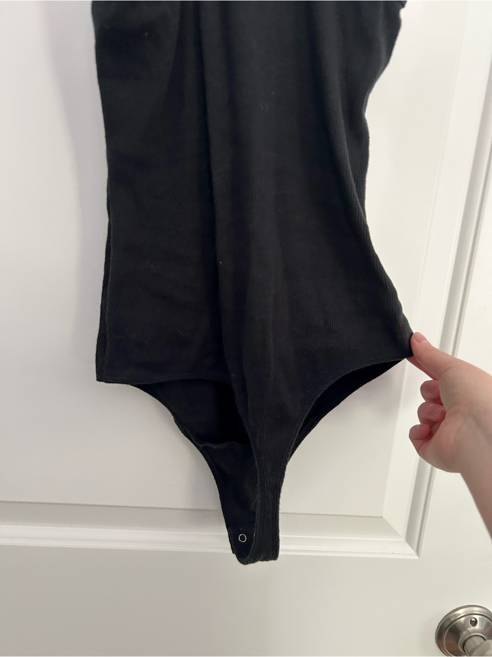 Abercrombie Ribbed Black Bodysuit - Picture 5 of 5